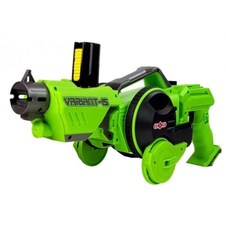 Püstoliheitja auto 2 in 1 kaugjuhitavad vahtkettad, rohelised