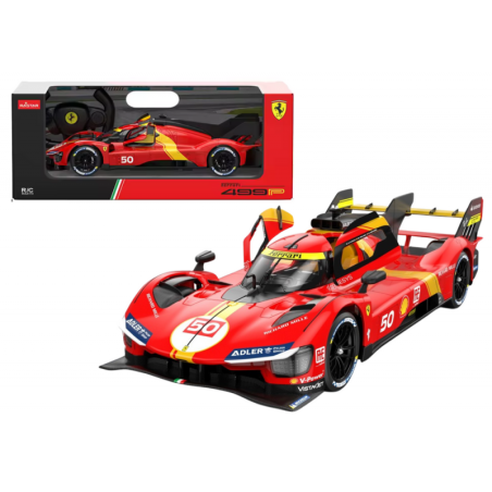 Auto R/C 1:24 Kaugjuhitav Sport Ferrari 499P Punane