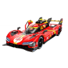 Auto R/C 1:24 Kaugjuhitav Sport Ferrari 499P Punane