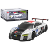 Auto R/C 1:24 kaugjuhitav sport AUDI R8 LMS valge ja must