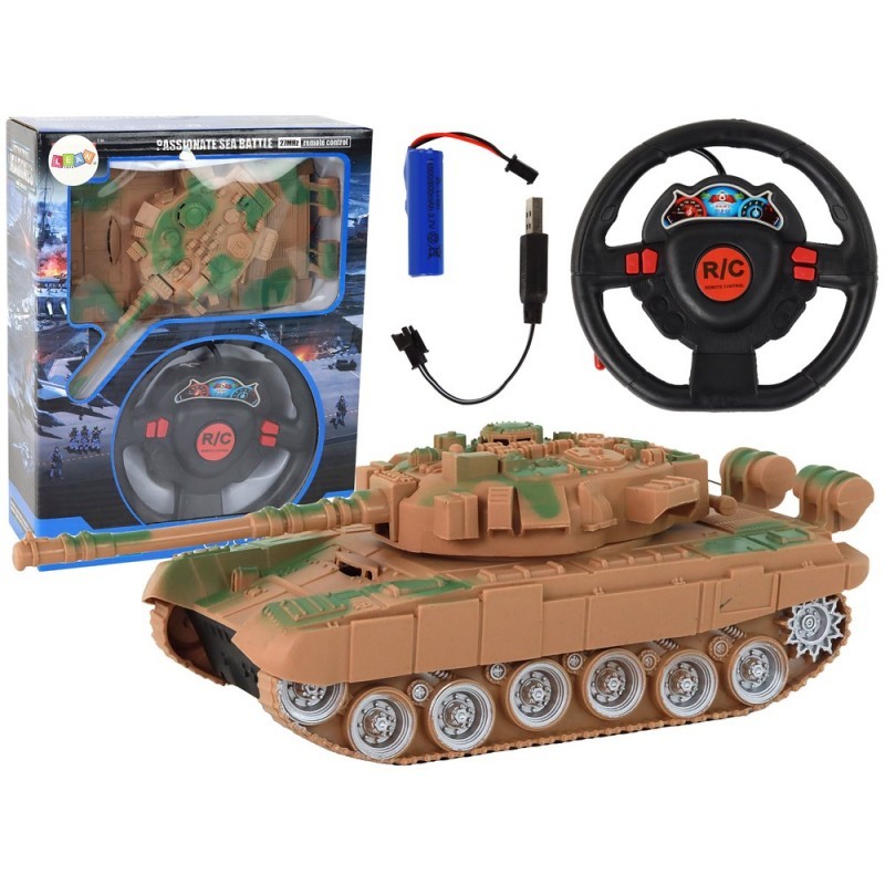 R/C Tank kaugjuhitavad tuled Sound Sand 1:18 27MHz