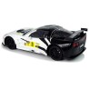 Võidusõidusportauto R/C 1:18 Corvette C6.R valged 2,4 G tuled