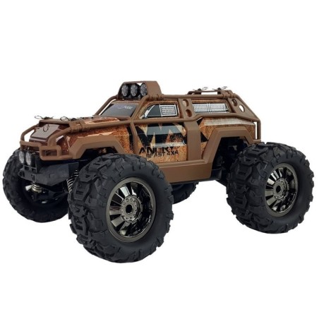 Ralliauto kaugjuhitav pruun 2,4G 1:18 35 km/h kiirusekontroll