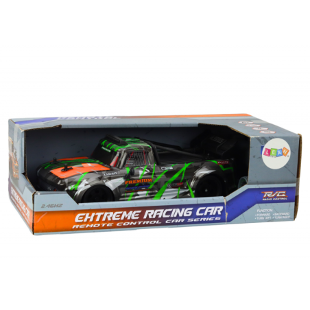 RC kaugjuhtimispuldiga auto 1:16 Kummist Drift Wheels Hallikasroheline