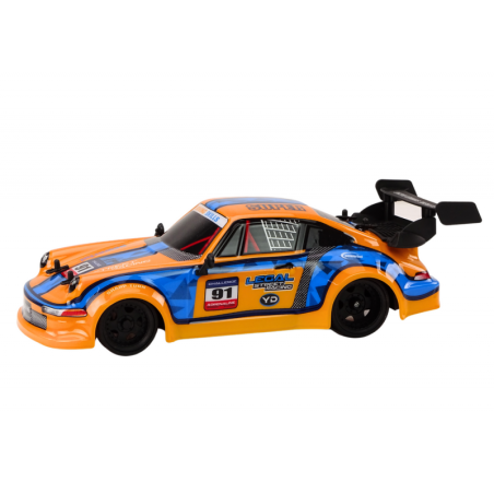 RC puldiga auto 1:16 Rubber Wheels Drift Orange