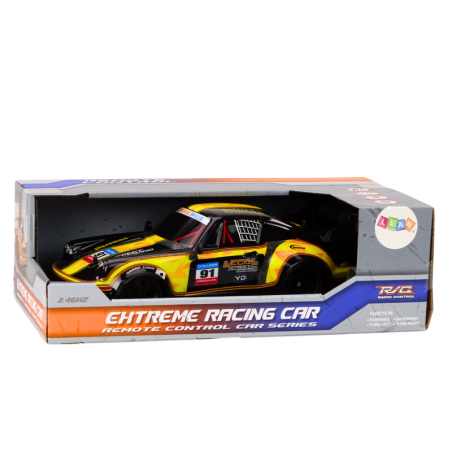 RC Remote Control Car 1:16 Rubber Wheels Drift Yellow