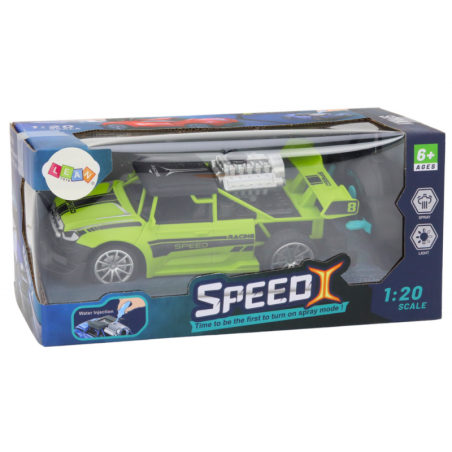 RC puldiga auto 1:20 Suitsuefekt põleb roheliselt