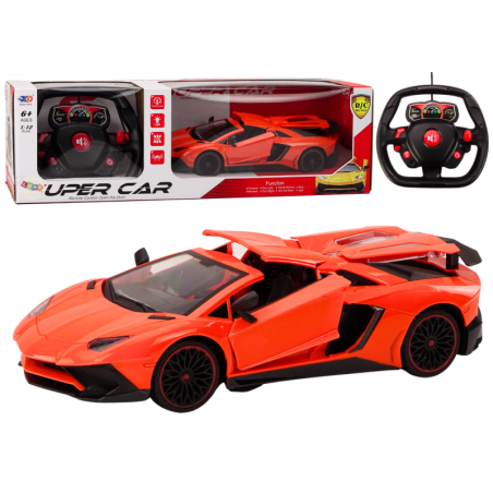 RC sportauto 1:12 Avanevad uksed oranž