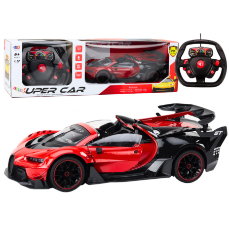RC Sports Car 1:12 Opening Door Red