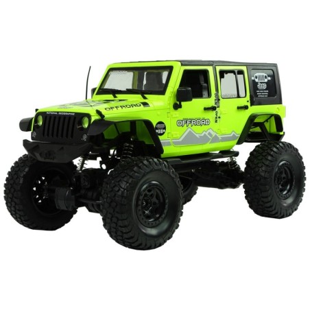 Rock Crawler 2,4 GHz rohelised 4x4 amortisaatorid