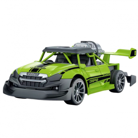 Kaugjuhitav RC-auto 1:20 Tuled suitsuefektiga rohelised