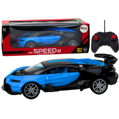 Sportauto kaugjuhtimisega Auto RC Blue 1:16