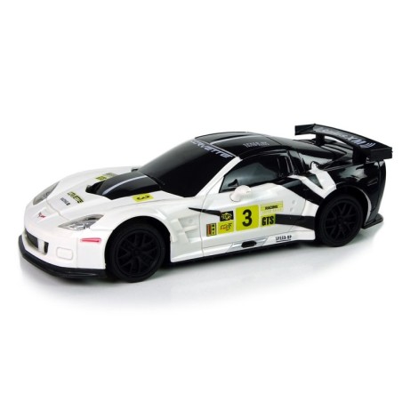 Sportauto R/C 1:24 Corvette C6.R valged 2,4 G tuled