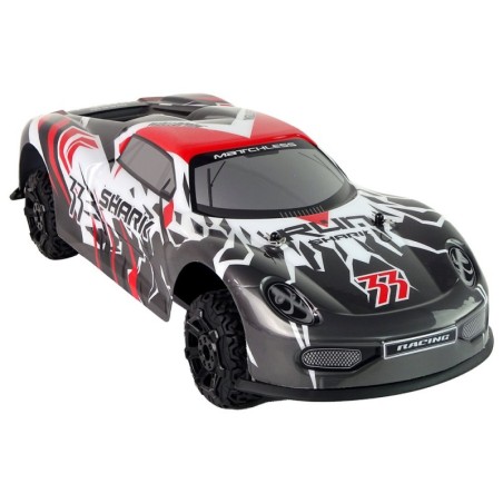 Puldiga sportauto R/C 1:8 hall valge