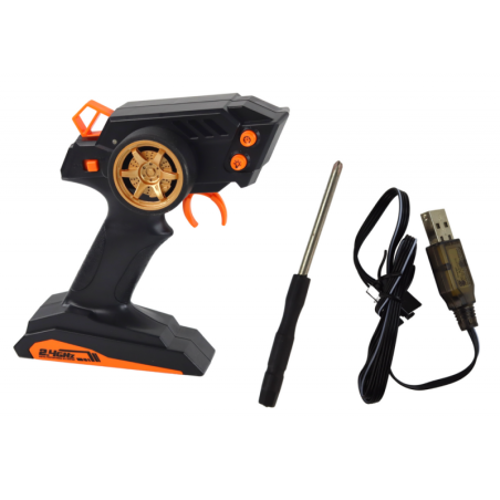 Suur puldiga juhitav sportauto 1:10 punane