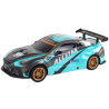 Suur puldiga juhitav sportauto 1:10 türkiissinine ja must