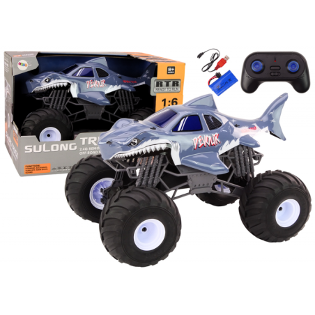 Suur maastikul kaugjuhitav auto 2,4G RC 1:6 Shark