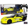 R/C Racing Sport Car 1:18 Corvette C6.R kollane 2,4 G tuled