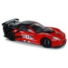 Võidusõidusportauto R/C 1:18 Corvette C6.R punased 2,4 G tuled