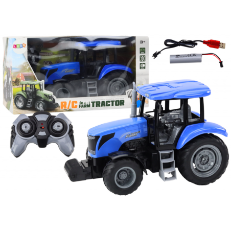 RC puldiga traktor sinine 2.4G