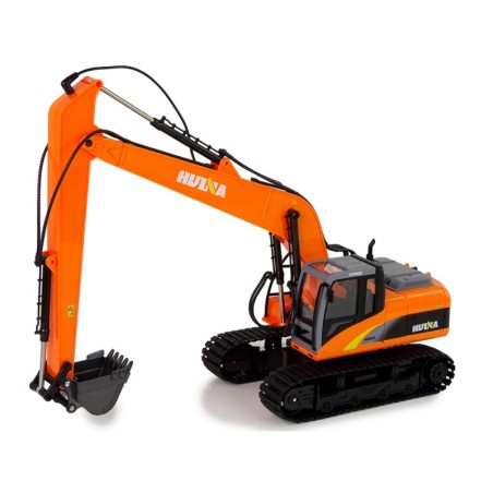 RC puldiga profesionaalne ekskavaator 2.4GHz, LED tuled, 15 funktsiooni