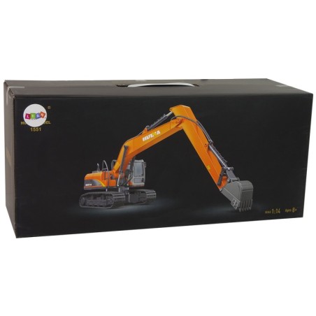 RC puldiga profesionaalne ekskavaator 2.4GHz, LED tuled, 15 funktsiooni