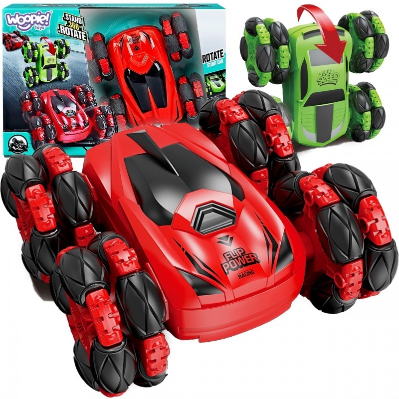 Puldiga auto RC Acrobat Rotation 360 2,4 GHz kaugjuhtimispuldiga