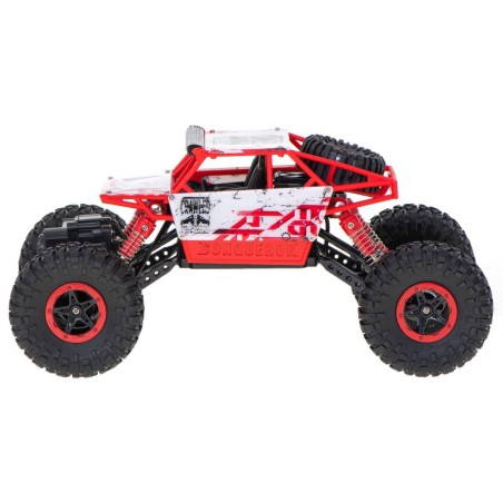RC ROCK CRAWLER puldiga auto HB 2.4GHZ 1:18 punane