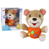 Teddy Bear Interaktiivne mängukaru oranž Mängib 23 cm