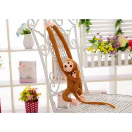 Pehme ahv pojaga, tumepruun, 70 cm