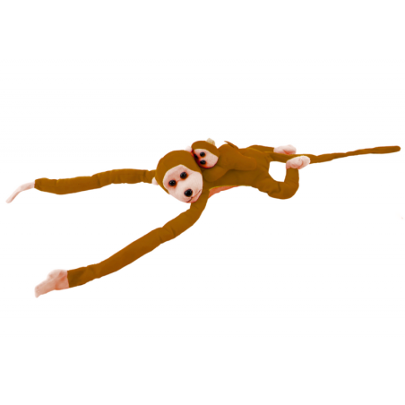 Pehme ahv pojaga, tumepruun, 70 cm
