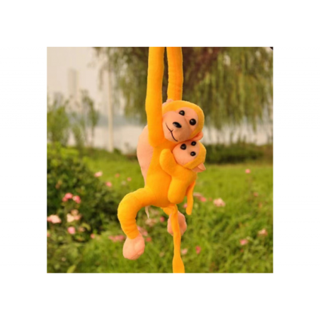 Pehme ahv pojaga, kollane 90 cm