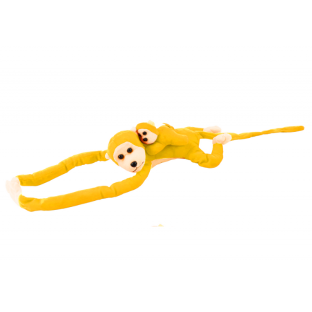 Pehme ahv pojaga, kollane 90 cm