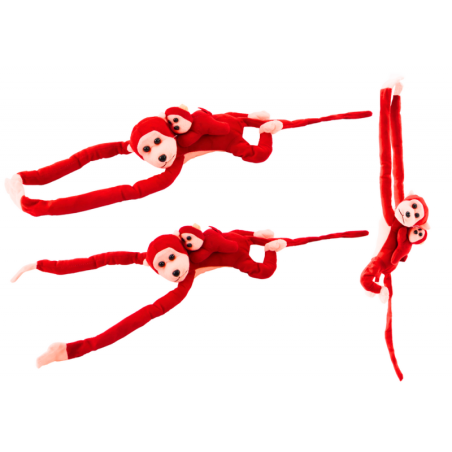 Pehme ahv pojaga, punane 70 cm