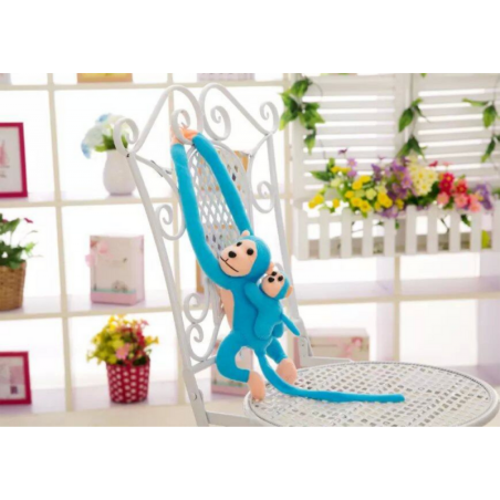 Pehme ahv beebiga, sinine 70 cm