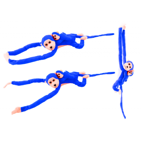 Pehme ahv beebiga, sinine 70 cm