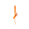 Plush Monkey Beebi maskotiga, Oranž heliga 70 cm