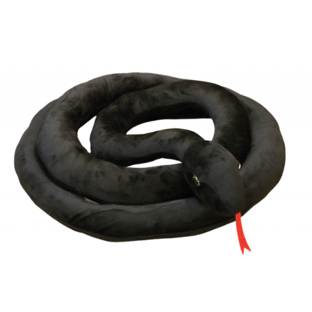 Plush Black Snake maskott 110 cm