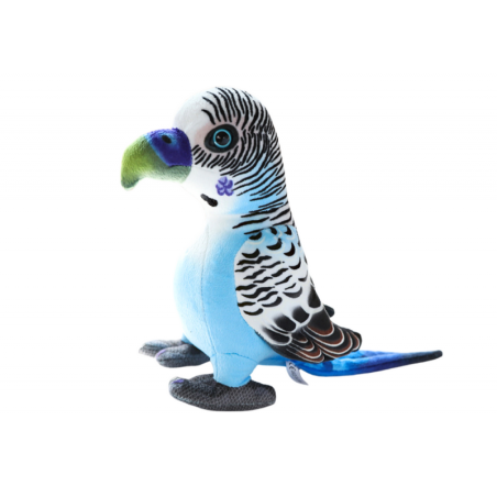 Pehme sinine papagoi 20 cm