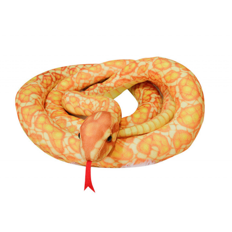 Plush Golden Snake maskott 300 cm