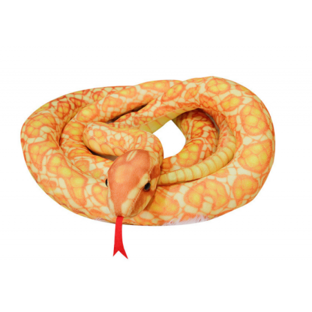 Plush Golden Snake maskott 300 cm