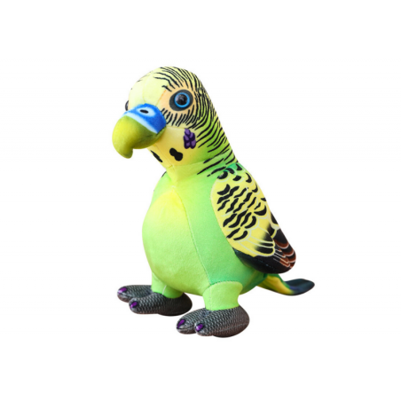 Plush Green Parrot maskott 20 cm