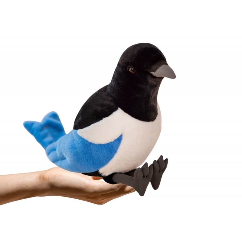 Pehme Euraasia harakas sinine 30cm