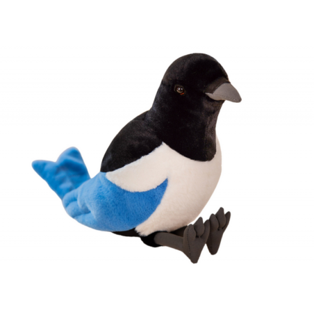 Pehme Euraasia harakas sinine 30cm