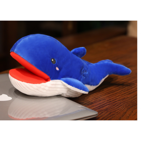 Plush Mascot Blue Whale Puppet 30 cm