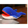 Plush Mascot Blue Whale Puppet 30 cm