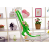 Plush Monkey koos Baby Mascot Green 70 cm