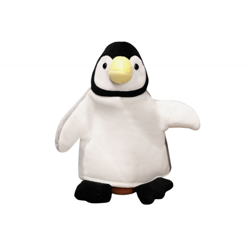 Plush Penguin Puppet maskott 25 cm