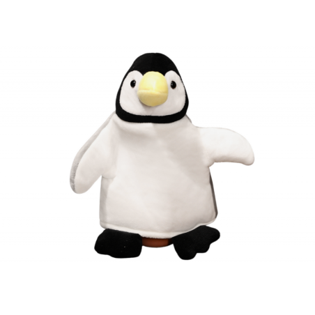 Plush Penguin Puppet maskott 25 cm