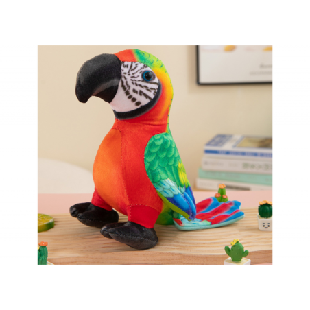 Plush Red Parrot maskott 20cm
